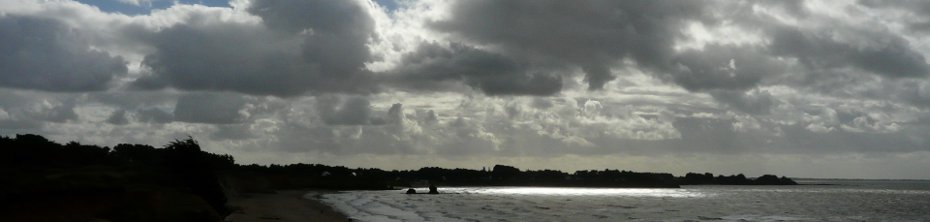 Automne sur la plage de la mine d'or