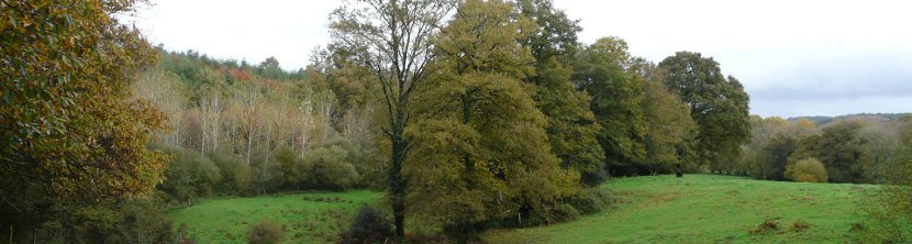 Paysage de la campagne environnante